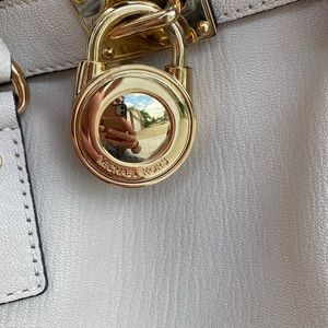 Michael Kors leather purse-cream